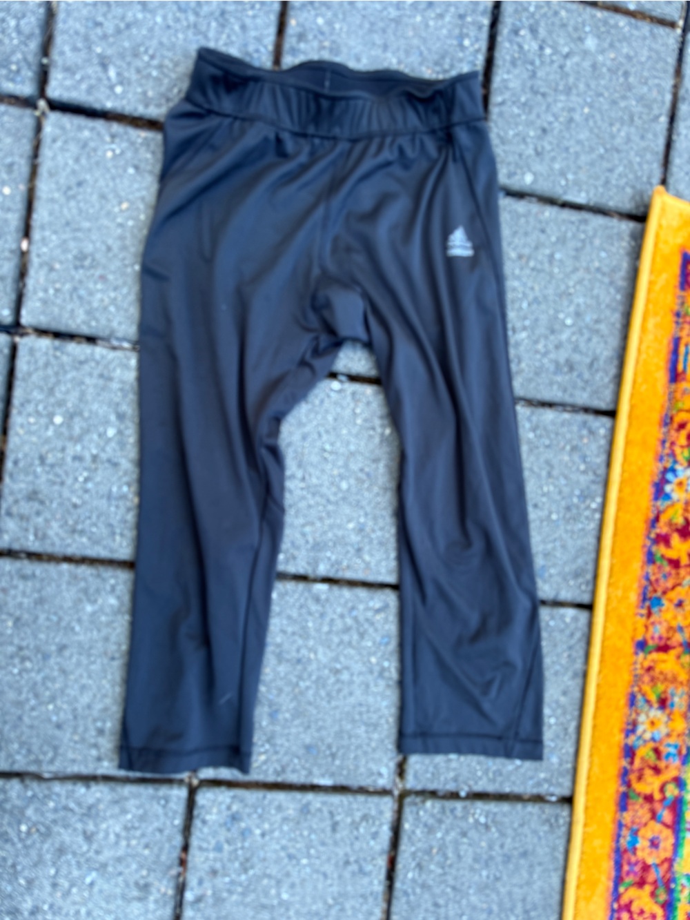 Black Athletic Bike Shorts - Unbranded